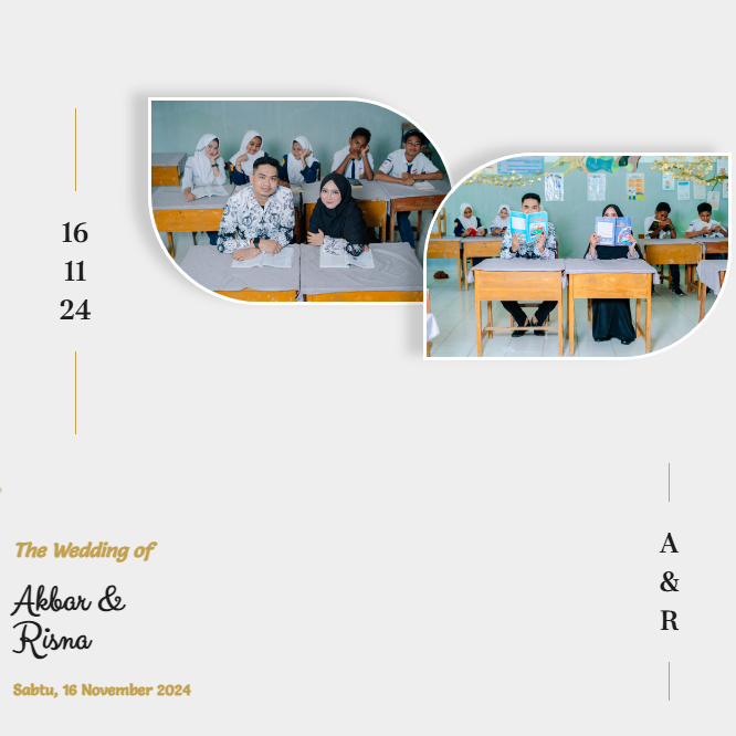 Akbar & Risna Wedding Invitation